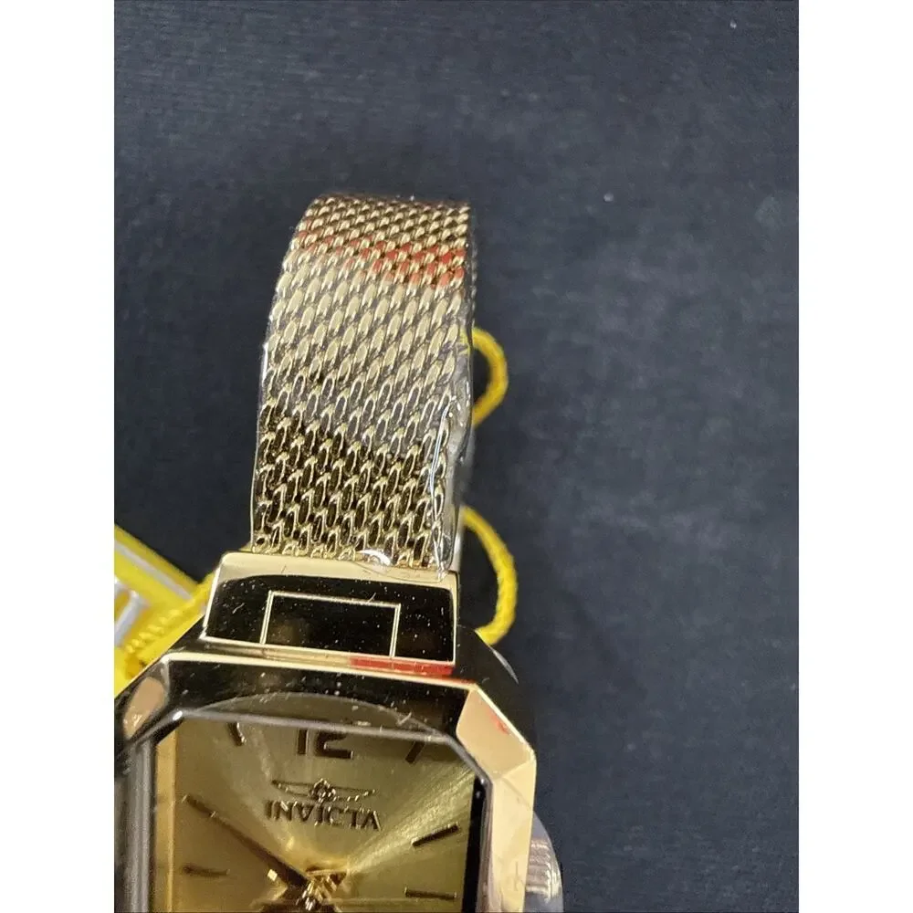 Invicta Angel Pixie Women's Watch - 21mm, Gold New Battery New In Box